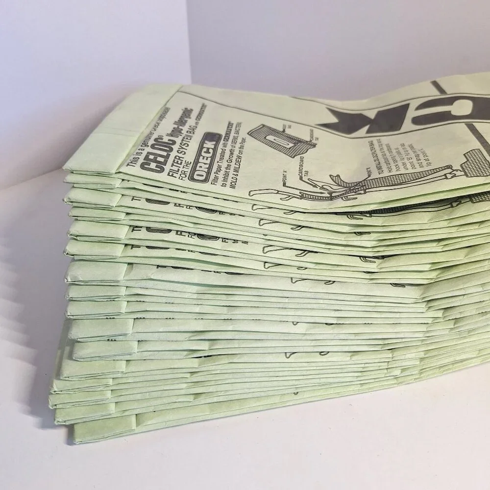 Oreck XL Vacuum Celoc Hypo-Allergenic 16 Disposable Filter Bags With Germastat - Picture 8 of 8